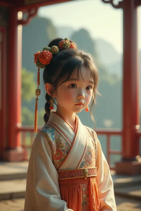 {, the high quality },  Octane Render,  Ultra HD, Depth of Field, Epic, Cinema, Ancient China, 1 girl, Cute face,  alone, Feiyufu ,