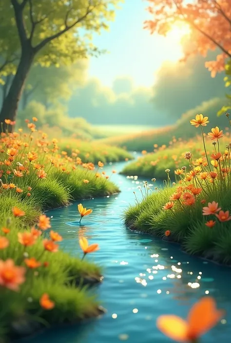 Orange Flower Stream