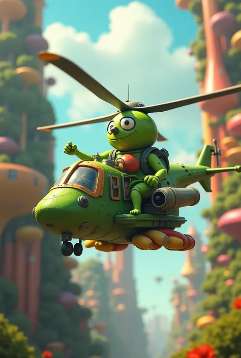 A leek helicopter pilot 