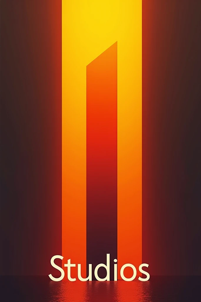 The Word Monolith With A Orange Color With A Orange And Yellow Gradient And The Word Studios Under Monolith With The Color White And The Words Have An Amazing font.