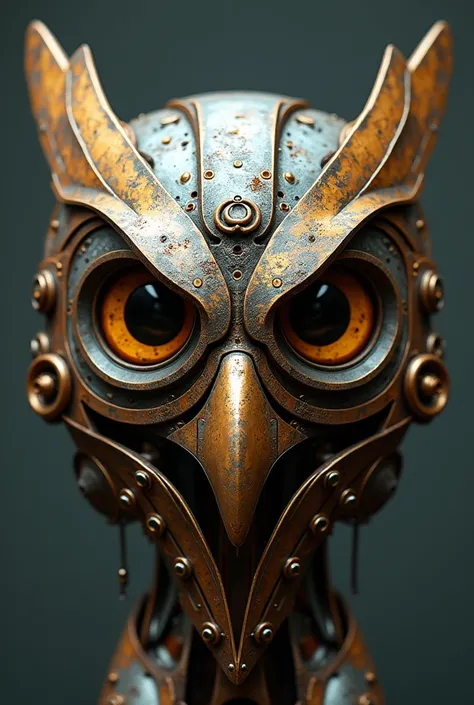 heroi, steampunk owl mask