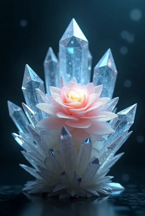  CRYSTALS MADE OF CRYSTALS 、 Rose、Looks like it shines in 。