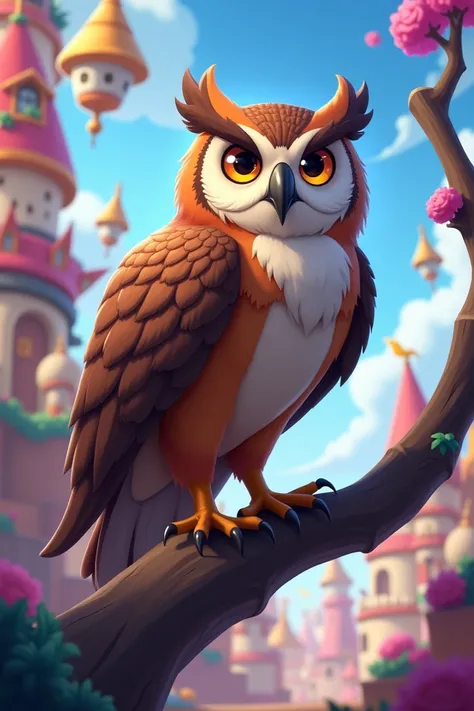 Create an owl from the game brawl stars