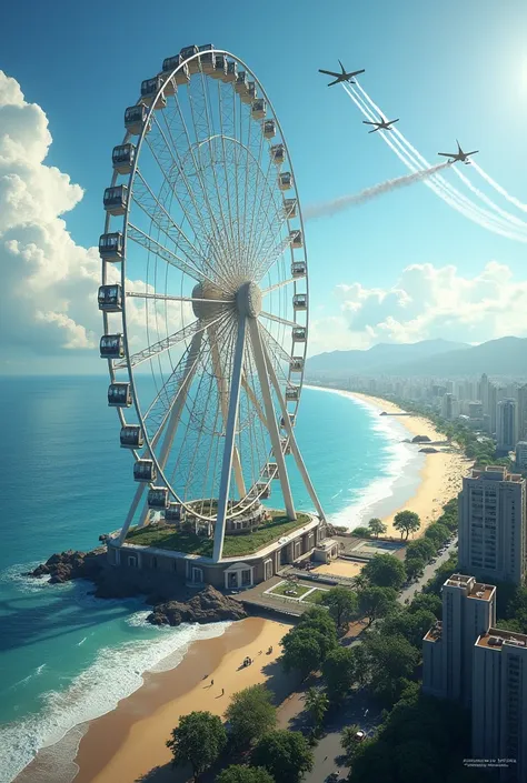 Balneário Camboriú Ferris Wheel, Kamikaze planes flying