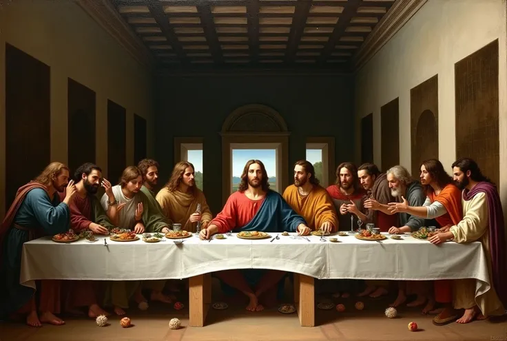 Da Vinci&#18;Painting.　The Last Supper