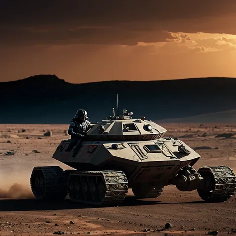  Tank crews of the Hungarian Interstellar Peoples Army led by Darth Vader went into a storm on Mars