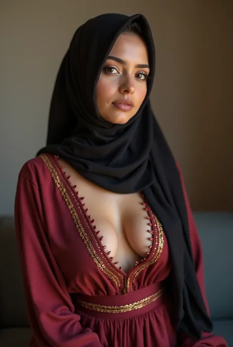 Muslim girl cleavage