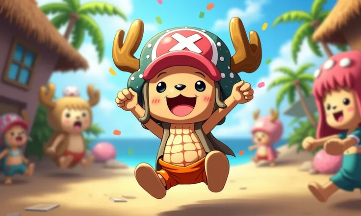 GENARATE happy chopper IN one piece SAYING GREAT JOB 