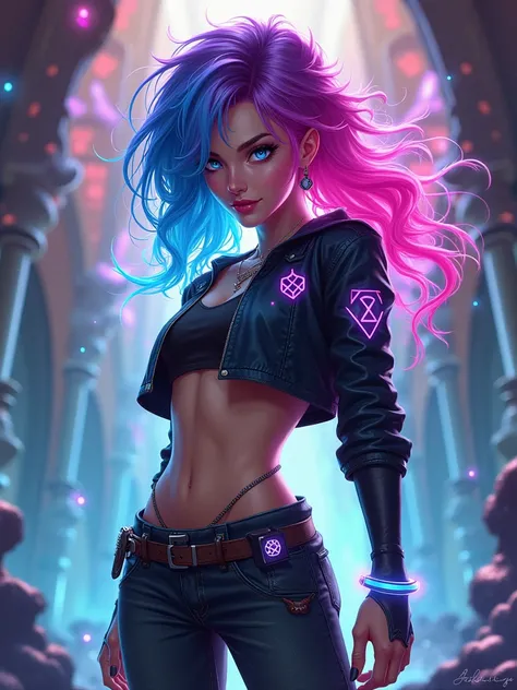 create arcane character jinx girl