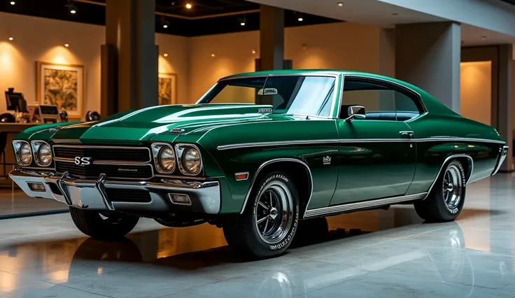 2025 Chevy Impala 348 in showcase | dark green color
