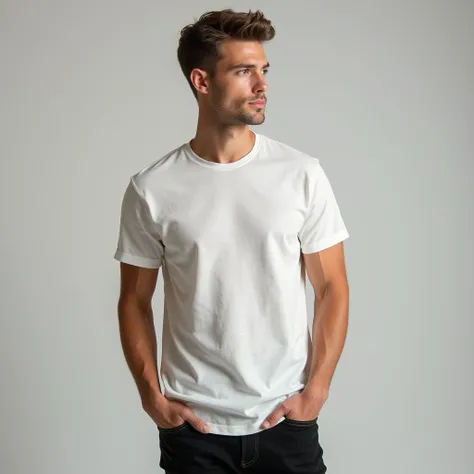 Mens crepe t-shirt