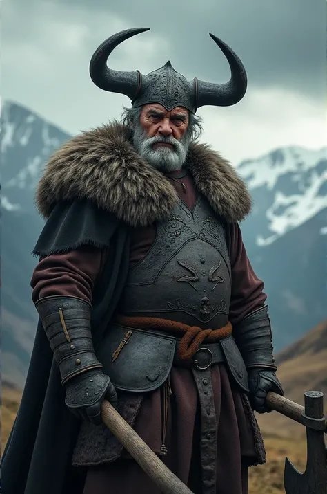 Robert de Niro dressed as a Viking 