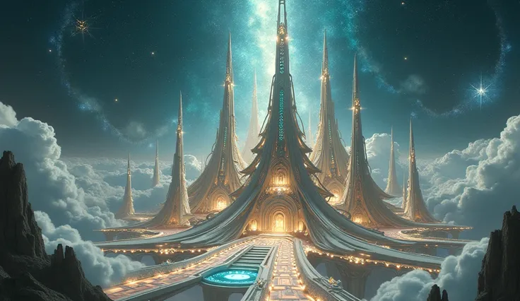 Scifi heavenly palace 