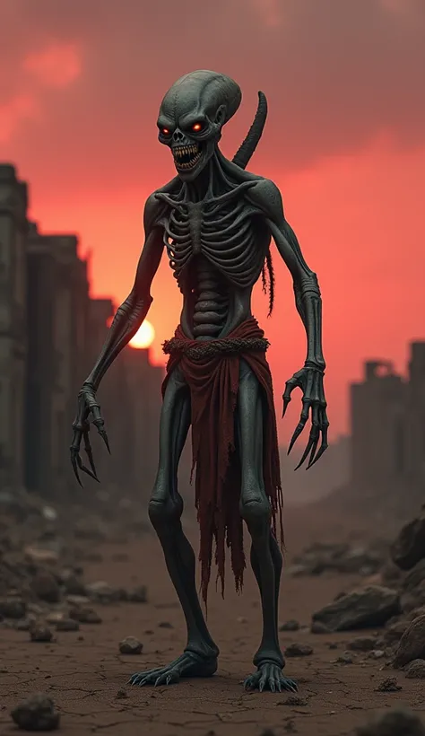 Cinematic photo of Zombie Alien