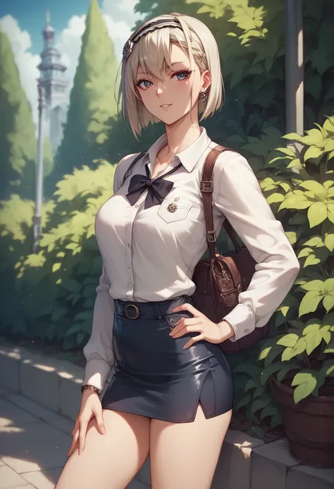 Kei Shirogane, Sexy low cut short skirt S2