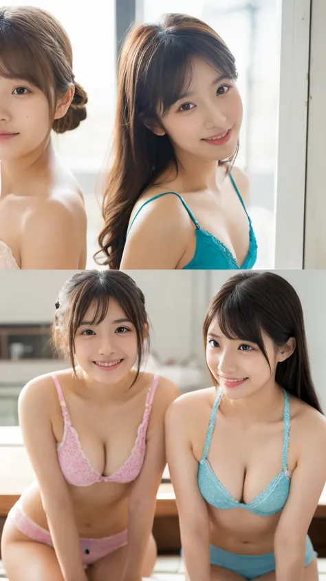 (8k, RAW Photos,Best Quality, High resolution:1.1), (Ultra-realistic:1.5),(Realistic, Realistic:1.5), (Japanese cute Girls:1.5),whole body、(Glowing Skin:1.3),(teen:1.5)(shy face:1.5),ponytail,(very cute:1.5)(cameltoe:1)masterpiece, highest quality,blush,sm...