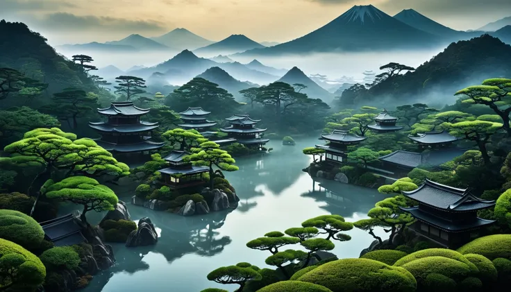 Mysterious Japanese Landscape