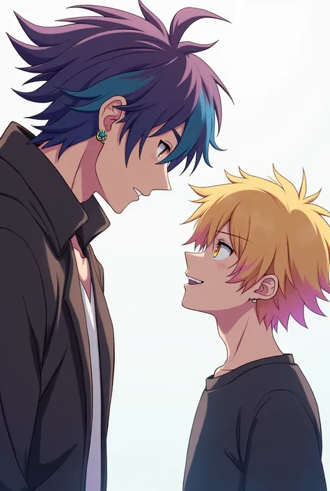 Rui fuck tsukasa  (Kamishiro Rui choppy purple hair with two cyan streaks. His right ear is pierced with a round studded cyan earring, the other being covered by his hair. light yellow eyes Rui is a 182 cm tall male rui is boy

Tenma Tsukasa has orange-yel...