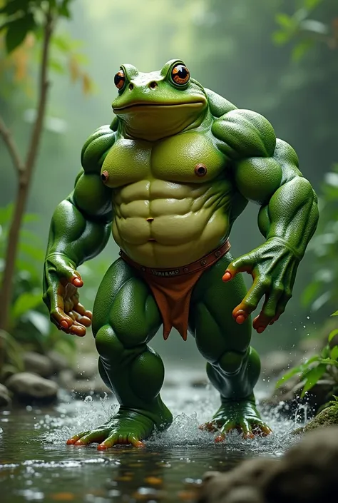 muscular frog