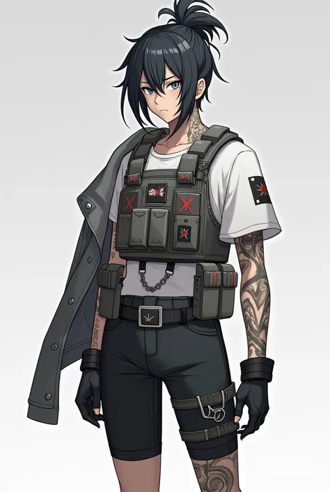 APPARENCE I love the direction youre going&#39;recreating Taros new design! Here is a detailed description of his new look, with underwear combining all the elements you mentioned: 




clothes:

black shorts with chain: Taro is wearing tight black shorts,...