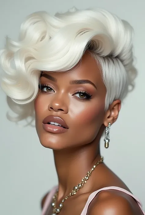 Rihanna with white hair 