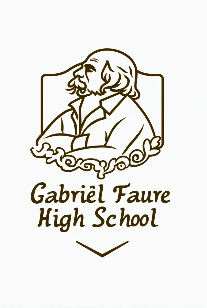 Design of a logo the Gabriel Fauré high school in Foix