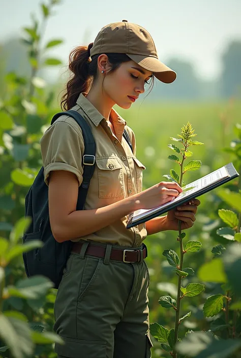 Female agronomist 