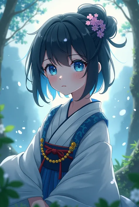 Character Kimetsu No Yaiba 
Blue eyes, Black hair, , Daughter, baby