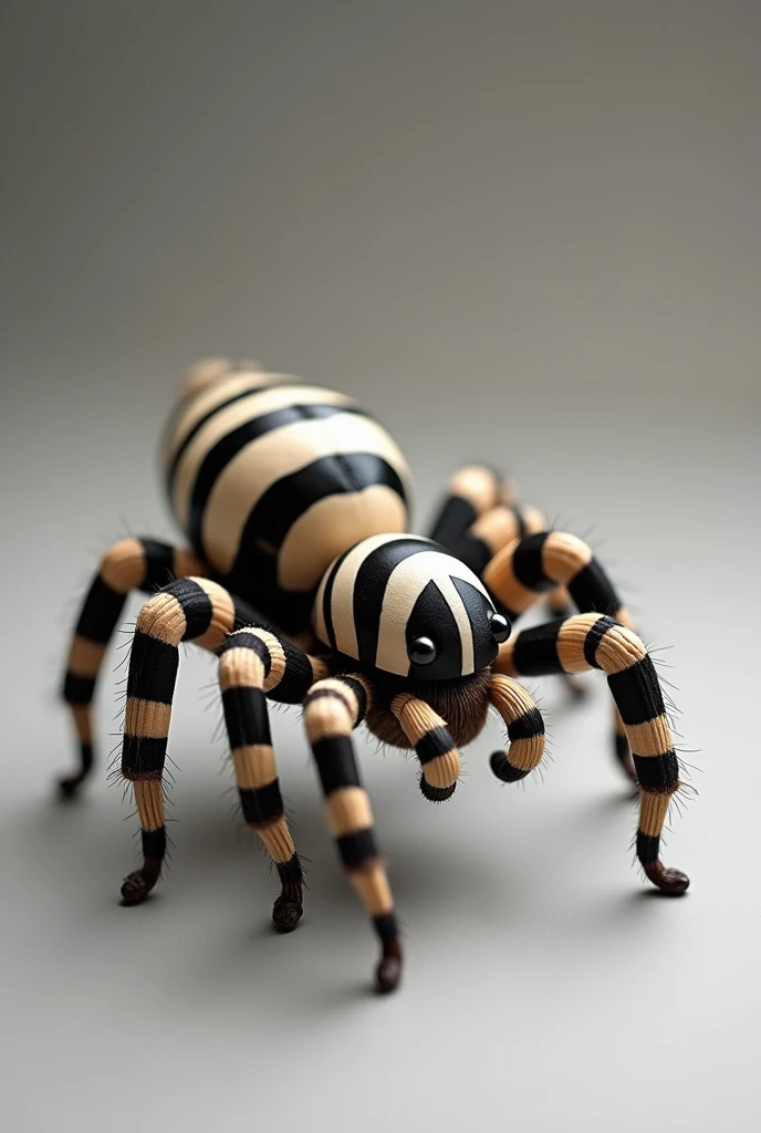 A playful and dynamic vibrator inspired by the bold and agile Salticus scenicus (Zebra Jumping Spider). The design features a compact, cylindrical shape with tapered edges, echoing the spiders nimble and energetic movements. Its surface showcases a strikin...