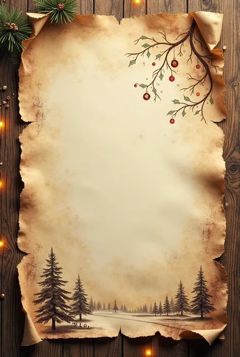 A  pergamino vintage Overlays CHRISTMAS , HD