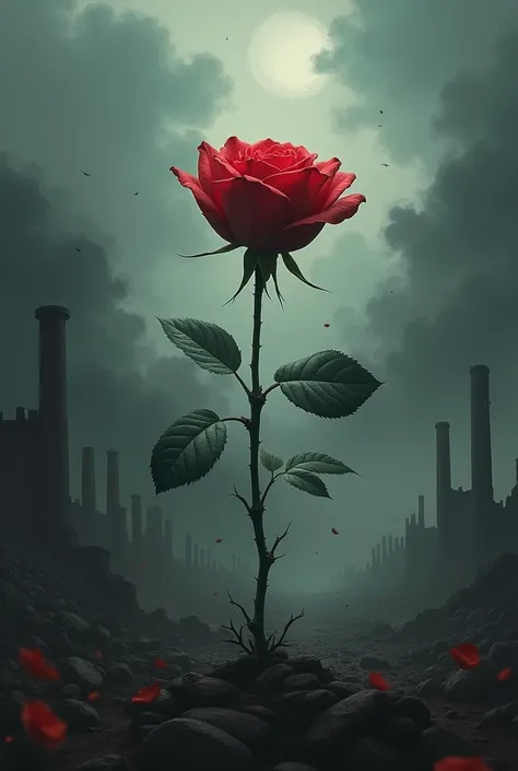  mean An image in the style of a Draconian album, What does  "A Rose for the Apocalypse"