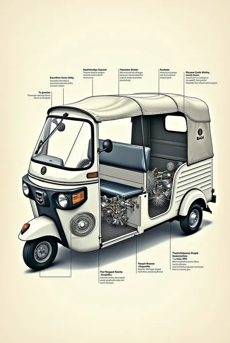 TUC TUC Bajaj transmission 
 Pointing to his pieces 
Make names visible in Spanish 