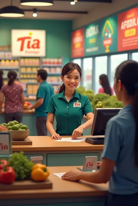 a cashier employed by the TIA company in Ecuador