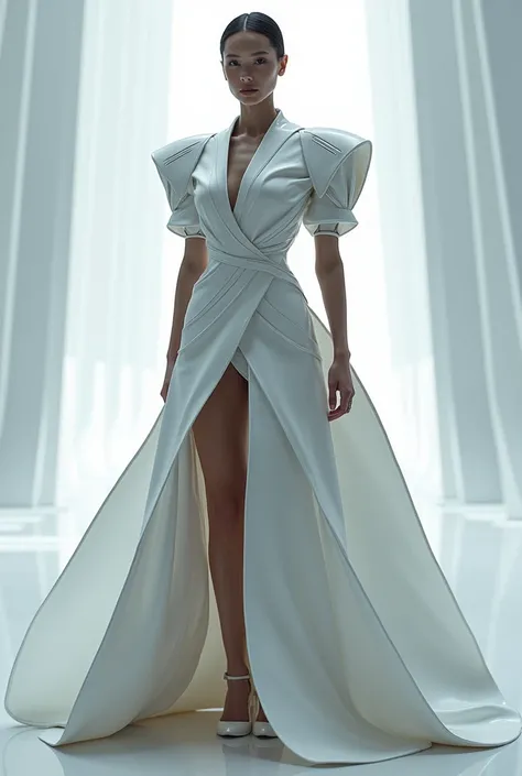 A dress, futuristic style,