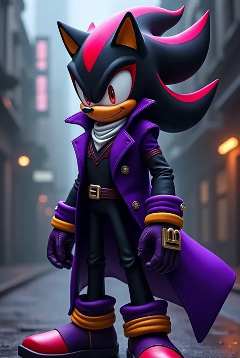 Shadow the Hedgehog but he have a nice purple drip