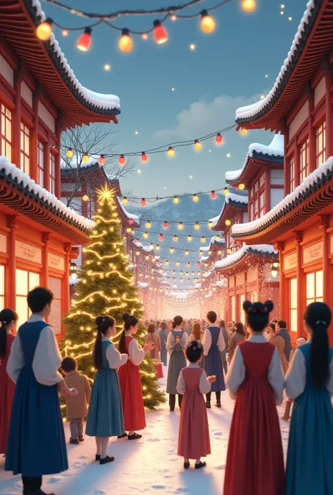 Generate Christmas images from South Korea