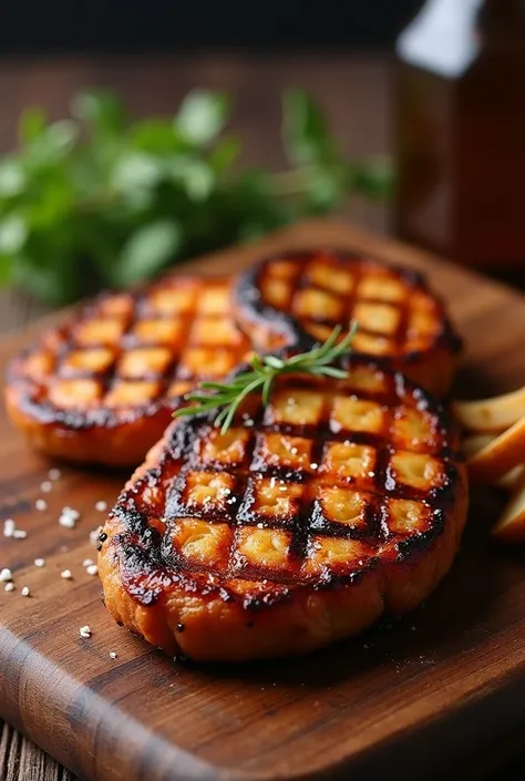 grilled horse cutlet