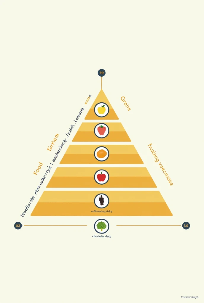 Simple Food pyramid health requird