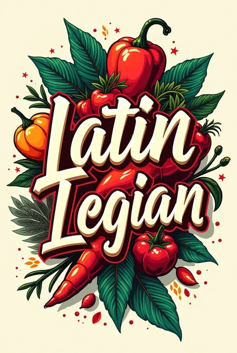 a logo that says LATIN AMERICAN CUISINE 