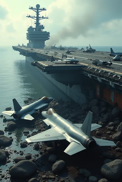 Aircraft​carrier​F-35​s​t​wreckage