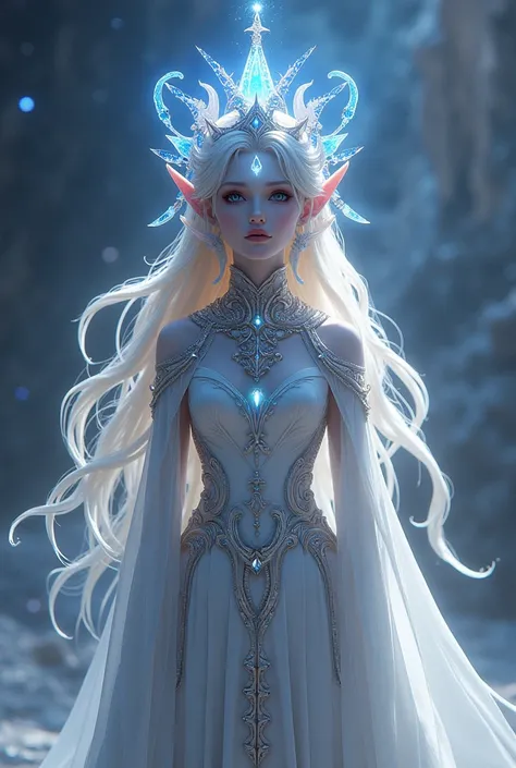 Alien landscape Cosmic Galaxy royal Alien Empire Sakurnia planets , Alien Female Crystal Elf Humanoid white skin Blonde wave hair Kinmokian Etherian Pleaidian Osmanthus Fragance narcissus sakura Crystallix Young Haseki Sultana Majestrix Astrea Thalassin Ze...