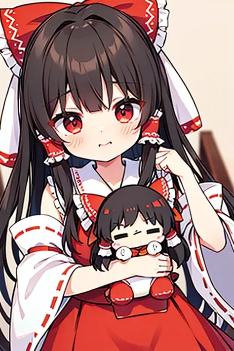 Hakurei Reimu Daikun Plush Toy