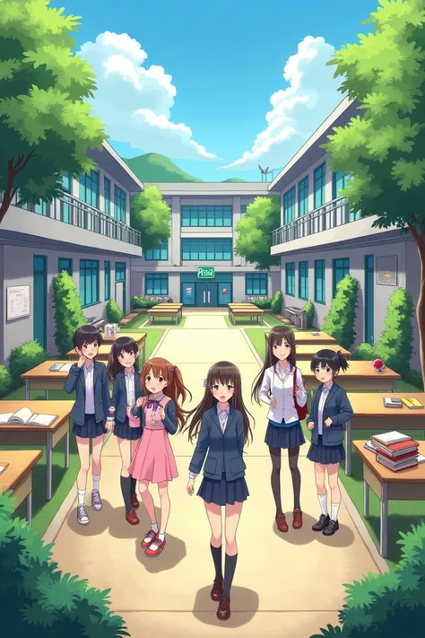 Anime-style image of good school treatment