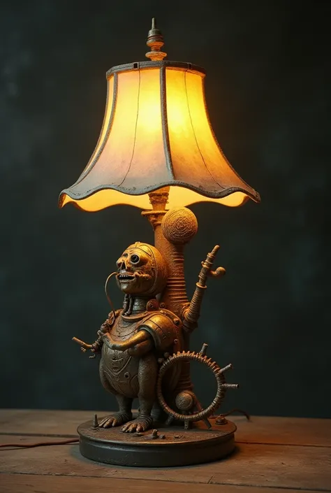 Antique surrealism lamp 