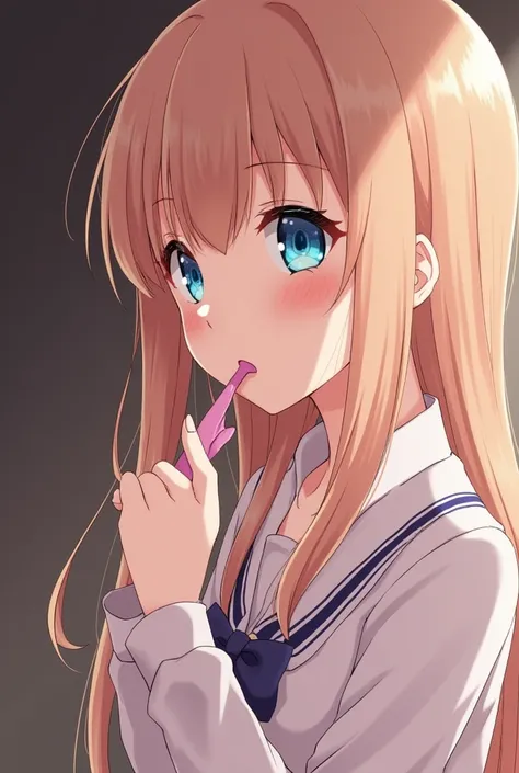 anime girl sucking a penis