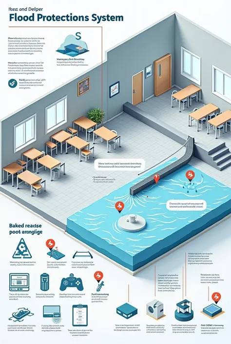 The model of flood protection in schools today