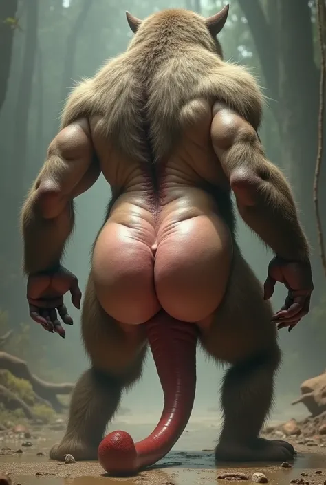 Furro with a big ass and a giant penis