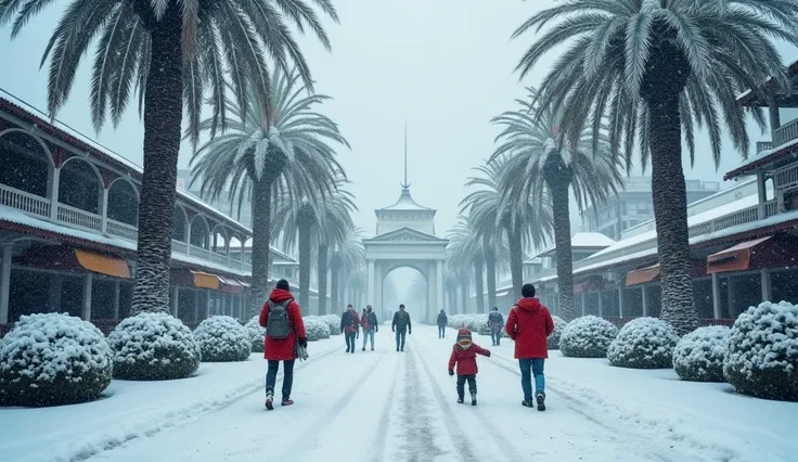 Bogor city in the snow season