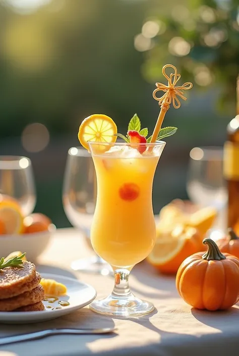 A big visual Cocktail drink table for boy baby shower 