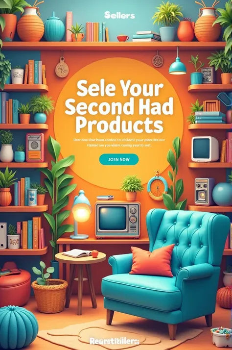 I am going to sale second hand product and online I have a business like whoever need seller by rent so they can visit my website and give me the poster which are the second and all kind of the product I will sell from my website give me the poster for pos...